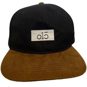 O15 Logo Trucker Ball Cap Adjustable Black Brown Hat Snapback